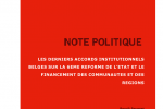 Les derniers accords institutionnels belge sur la 6eme reforme de l'état et le financement